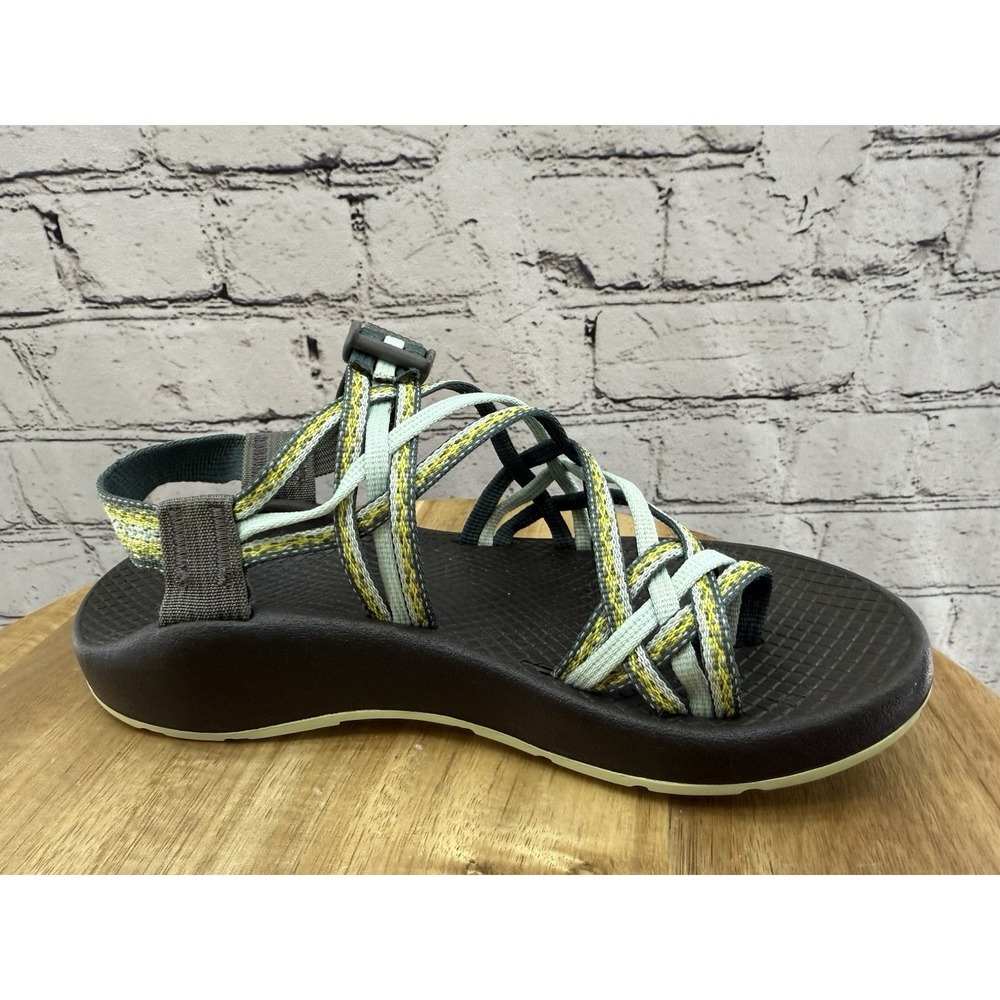 Chaco Strappy ZX3 Yampa‎ Trail Sandals J105060 Women's Size 6 Stardust Green - Picture 8 of 11